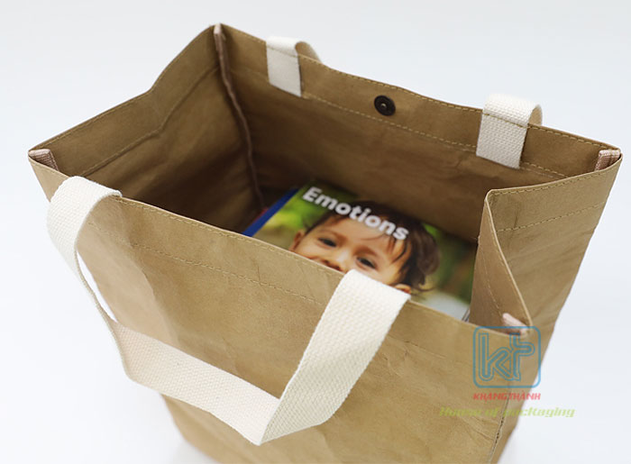 Washable paper bags Sustainable packaging trend Khang Thanh